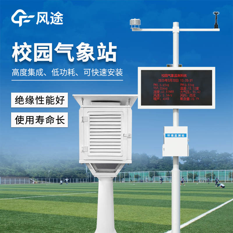 學校自動氣象站，促進校園氣象科普與實踐